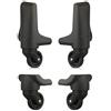 CHGAUOPN Ruota girevole per valigie, Girevole a 360 gradi Muto Riparazione Sostituzione Ruota for bagagli Ruote for valigie Parti Spinner (W057#)