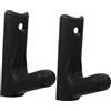 Fxzqgnh Set di 2 Supporti Da Parete per Bilanciere E Manubri, Accessorio per Riporre I Manubri, Facile Installazione, Adatto per, Materiale Pc, 16x5.2 Cm