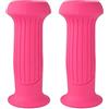 Chatonshen 2X Manopole per Manubrio di Bicicletta per Bambini, Copri Manopole Antiurto Antiscivolo da 3,8 Pollici, per Bici da Strada, Mountain Bike, BMX, Bici P, Rosa