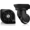 CHGAUOPN Ruota girevole per valigie, Ruota girevole a 360 gradi for bagagli, ruota silenziosa, sostituzione, riparazione, parti, spinner (W013#)