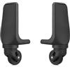 NIULIniuli Ruote per valigie, Girevole a 360 gradi Muto Riparazione Sostituzione Ruota for bagagli Ruote for valigie Parti Spinner (W128#)
