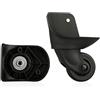 CHGAUOPN Ruota girevole per valigie, Ruota girevole a 360 gradi for bagagli, ruota silenziosa, sostituzione, riparazione, parti, spinner (W077#)
