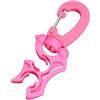 Generic Scuba Retainer Morsetto Portatubo Immersione Clip Fissaggio Regolatore Fibbia Protezione Polvere Due Alloggiamenti Adatto per attività Subacquee Sport, Rosa