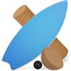 Kalyfhng Balance board per adulti, set 4 pcs in legno per allenamento dell'equilibrio con rullo, semisfera e palla. Portata 120 kg, superficie antiscivolo - Per equilibrio, stabilità e core - Blu
