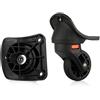 CHGAUOPN Ruota girevole per valigie, Ruota girevole a 360 gradi for bagagli, ruota silenziosa, sostituzione, riparazione, parti, spinner (W022#)
