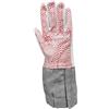 Yunhgft Guanto da Scherma per Mano Sinistra, Imbottito in PU E Metallo, Accessorio per Scherma, Palmo Antiscivolo per Allenamento, XL