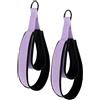 Ysyqkn 2 Pezzi Pilates Straps con per Reformer Elastico Esercizio Home Gym Accessorio con Impugnature Comode Poliestere Cotone, Viola