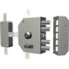 CR Serrature Serratura Quintuplice Da Applicare Con Scrocco A Pompa 3350 - mm.60 DX (3350C-02)