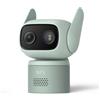 eufy Security C31 Cam 360° PTZ per Interni/Esterni, Doppia antenna, Verde | Sorveglianza panoramica e inclinata, 2 antenne, Notturna a colori, Rilevamento IA persone/veicoli/animali, Memoria locale.