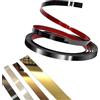 WZERHO Modanatura Adesiva Modanatura Adesiva per Pareti Boiserie Adesiva per Pareti Decorazioni Muro Rivestimento Parete,per La Decorazione Di Mobili,Bordi a Specchio,Pareti,Soffitti,Nero 5m*2cm