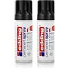 Edding 2x edding Permanent Spray tiefschwarz matt 200 ml Premium Acryllack, RAL 9005