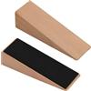 Ehuihuan Fermaporta Da Pavimento, Ferma Porta, Set Di 2 Fermaporta In Legno, Cuneo Fermaporta, Fermaporta Pavimento, Fermaporta Antiscivolo Con Gomma, Adatti Per Tutti I Tipi Di Porta E Superfici