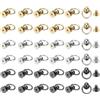 PATIKIL 60 Pcs Rivetti A Testa Tonda Con Anello Singolo 0.28x0.22 Per Fissaggio A Vite, Kit Rivetti In Metallo Per Borsa Cintura Accessori In Pelle Per Lavorazione Pelle, Colori Multipli