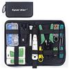 Spardar Strumenti Kit di Rete Professionali, uno strumento professionale di riparazione di rete 13-in-1 con spellafili, tester per cavi LAN, adatto per la manutenzione di casa, fabbrica e computer