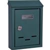 VULCANIA Cassetta posta tradizione + cilindro mini acciaio vern verde 175x50 h 260 Vulcania