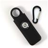 Qinux Sonnotect, Allarme personale di autodifesa da 125 dB con luce a LED ad alta visibilità, sistema di emergenza con funzione di sicurezza con avviso di luce e suono (Nero)