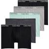 Calvin Klein Men Boxer Brief 5PK Green (Black/Light Cast/Feel The Mint/Shor) L