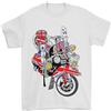 Gil dan T-Shirt Uomo Con Bandiera Britannica Union Jack MOD 100% Cotone