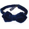 Suitsupply Uomo Papillon ~49 CM Blu Puro Cotone Classico Formale Farfalla Velvet