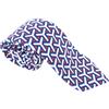 Suitsupply Cravatta Da Uomo 148 X 8 Cm Blu A Motivo In Lino Cotone A Punta