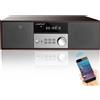 RESTEQ LONPOO Microfono compatto Hi-Fi con lettore CD, Bluetooth, FM, 40 W
