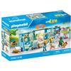 PLAYMOBIL Hotel per animali, guardiano dello zoo, cani e gatti, My Life, 191 pezzi, dai 4 anni in su