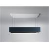 Falmec Cappa Isola Sospensione 120 cm Vetro temperato Grafite Grigio Chiaro e cornice in acciaio inox finitura Scotch Brite Sistema Sali - Scendi Tecnologia Circle.Tech. FALMEC Levante - CLVI20.E0P7#ZZZ7461F