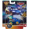Mattel Disney Pixar CARS - Auto Luminose, veicoli in scala 1:55 con luci incluse, premi la carrozzeria per avviare 1 delle 4 sequenze luminose colorate, 3+ anni, JMT42