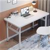 HDHNBA Scrivania per computer senza assemblaggio, Tavolo da studio e scrittura Tavolo pliante risparmio spazio per soggiorno, ufficio a casa