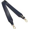 ZacLAy Manici Per Borse In Pelle Tracolla Per Borsa A Tracolla Lunga 60Cm Cintura Per Borsa Di Ricambio Con Fibbia In Oro Argento, Blu scuro, Fibbia d'argento