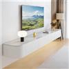FGNIXLN Mobile TV Sospeso,120-240cm Tavolo per TV Moderno,Mobile Porta Televisore,Adatto per il Soggiorno e la Camera da Letto(280CM)