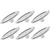 PRETYZOOM Chiavi per Meccanismo Carillon 10mm, Set 6 Pezzi, Manopole Rotanti in Metallo Argento per Riparazione e Fai da Te Carillon Decorativi per Casa e Collezionisti