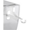 Store & Menuiserie 2.0 Set di 2 supporti per aste per tende, colore: bianco, resistente, senza foratura, per baule con scanalatura, diametro 20 mm, senza adesivo, fissaggio regolabile, fissaggio facile e resistente