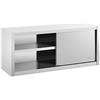 Royal Catering Pensile In Acciaio Inox Con Ante Scorrevoli Da Cucina RCSSWC-140X45-S (140 x 45 x 60 cm, 600 kg)