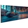 islandburner Quadro su tela Gym Fitness Studio scena dinamica in un Crossfit Studio Immagini da parete Poster