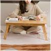 ZXYQ Piccola Scrivania Pieghevole, Tavolino Giapponese Da Salotto Portatile, Tavolo Tatami, Tavolo Da Balcone Con Finestra Galleggiante, Facile Da Riporre, Per Sedersi Sul Pavimento (S : 80x50x34cm)