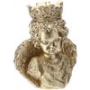 Hervit Candela Busto Angelo Oro con Corona - Scatola Regaolo - 2 Dimensioni - Candela Decorazione Tavola Natalizia - Bomboniera Nascita, Battesimo Angioletto in Cera - 14,5cm