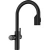 BLANCO CHOICE Icona-C | Rubinetto da cucina all-in-one in acciaio inox nero opaco | escluso unità di trattamento dell'acqua CHOICE.ALL | acqua refrigerata in still, media, frizzante e calda | [16 x