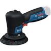 Bosch Professional 12V System Lucidatrice a batteria GPX 12V-125 (incl. baretool con platorello di supporto in velcro 125 mm, platorello in schiuma espansa per taglio e lucidatura da 125 mm)