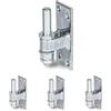 Alberts GAH-ALBERTS 311131 Cardine da avvitare, Acciaio, 13 mm/100 x 40 mm (Confezione da 4)