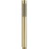Ohotecy Soffione Doccia Portatile Alta Pressione, Risparmio Idrico, Anti-Intasamento, Acciaio Inossidabile SUS304, 48 Fori in Silicone, Facile da Pulire (oro spazzolato)