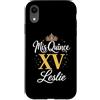 Mis Quince Leslie Tees Custodia per iPhone XR Mis Quince Leslie 15 Quinceanera Messicano Compleanno XV Festa