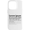 Tech Humour Inc. Custodia per iPhone 14 Pro Lorem Ipsum | Frasi latine, Progettazione grafica, Copywriting