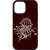 Sea Ocean Jellyfish and Fish Art Custodia per iPhone 12 Pro Max Y2K 90s Meduse e Pesce
