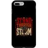 Christian Knight Warrior Faith Armor Cro Custodia per iPhone 7 Plus/8 Plus Stand Attraverso La Tempesta Sacra Cavaliere Cristiano Fede