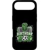 Kids Football Soccer Birthday Boy Appare Custodia per iPhone Air Rete da calcio per 6° compleanno, 6 anni, tema calcio