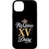 Mis Quince Daisy Tees Custodia per iPhone 14 Plus Mis Quince Daisy 15 Quinceanera Messicano Compleanno XV Festa