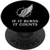 Dark Academia Reader Minimal Wing Philos La mitologia greca di Icaro vola troppo vicino alla tragedia greca PopSockets PopGrip Adesivo