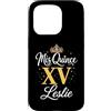 Mis Quince Leslie Tees Custodia per iPhone 15 Pro Mis Quince Leslie 15 Quinceanera Messicano Compleanno XV Festa