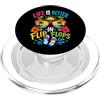 Life Is Better In Flip Flops La vita è migliore in infradito vacanze estive al mare PopSockets PopGrip per MagSafe